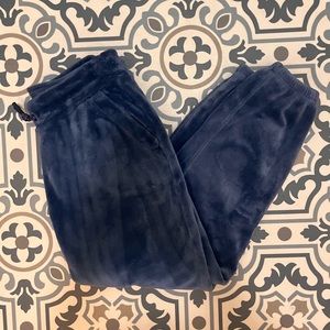 athleta girl 10 fuzzy blue sweatpants